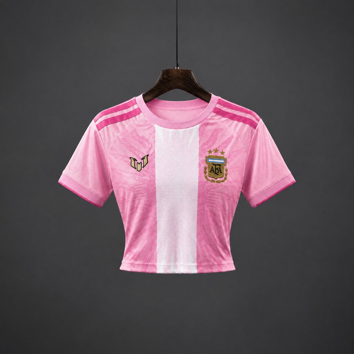 Crop Top Mulher Argentina 2026 Edição Messi Tribute