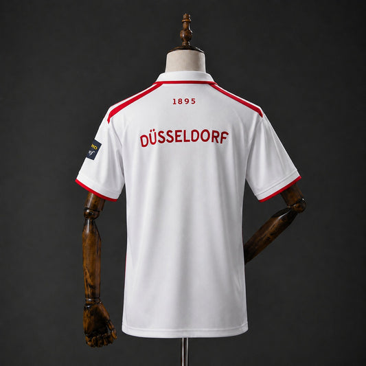 Camisola Fortuna Dusseldorf 95 2026-27 Alternativa Branca Versão Adepto