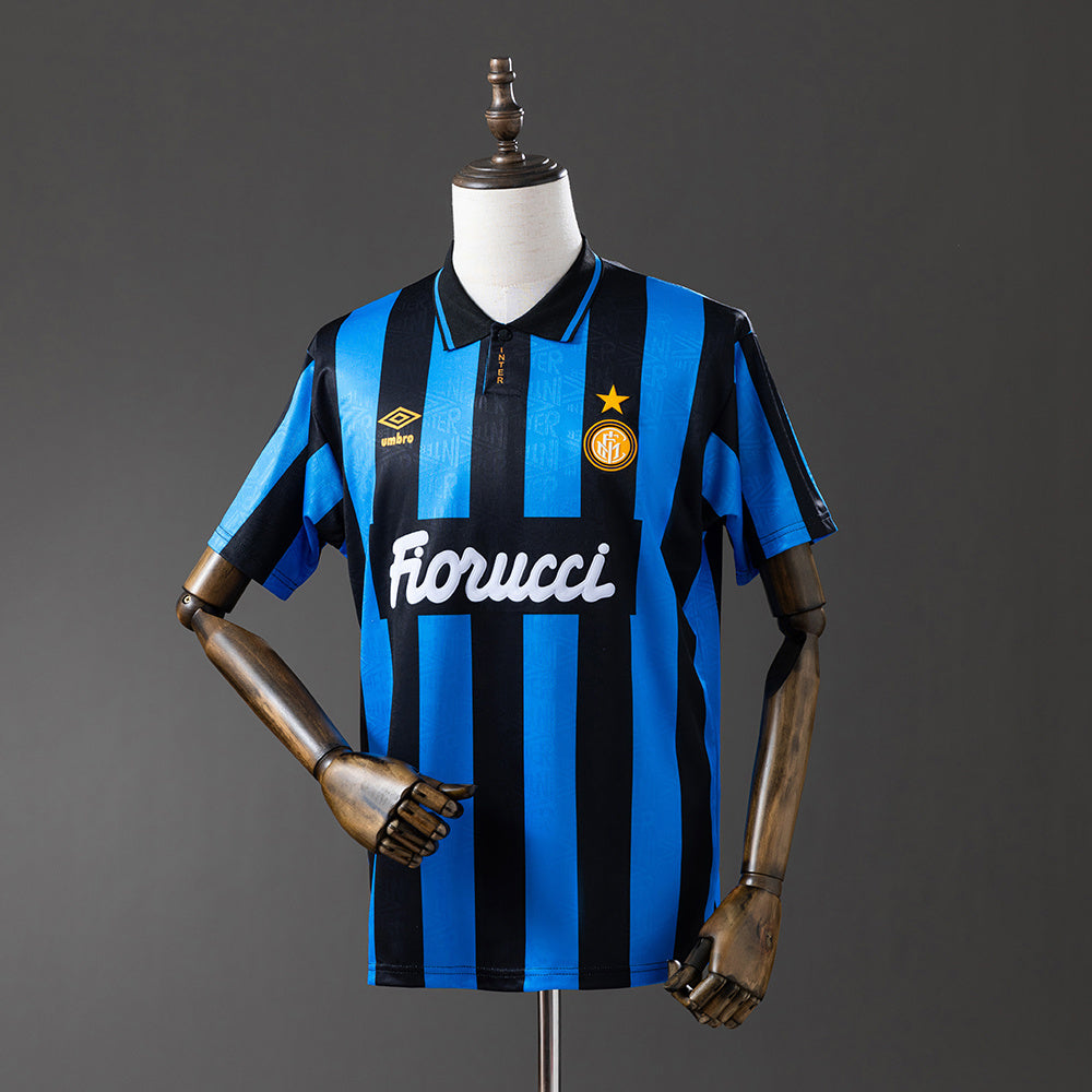 Camisola Inter Milão 1992-93 Principal Versão Adepto