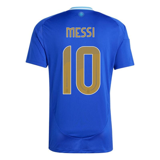 Camisola Argentina 2024 Alternativa Azul Versão Adepto MESSI #10
