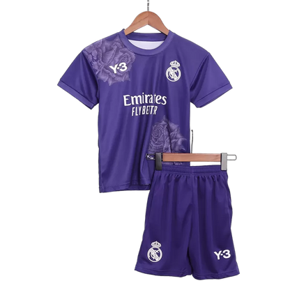 Kit Criança Real Madrid CF 2024-25 Edição Especial Y-3 Azul