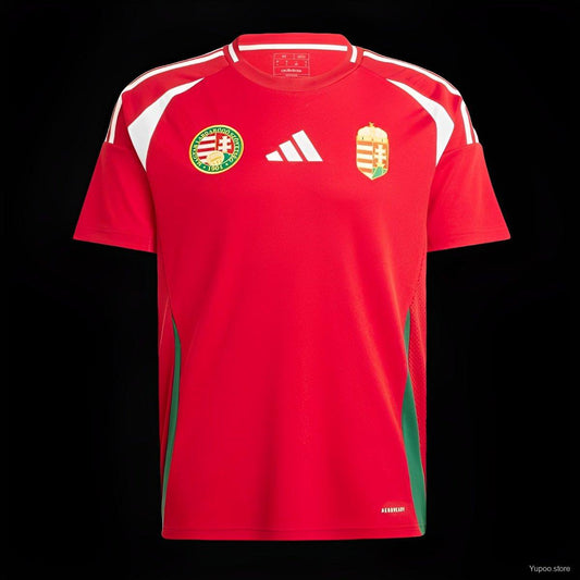 Camisola Hungria 2024 Principal Versão Adepto