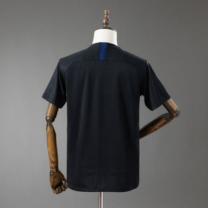 Camisola Croacia 2018 Alternativa Azul Versão Adepto