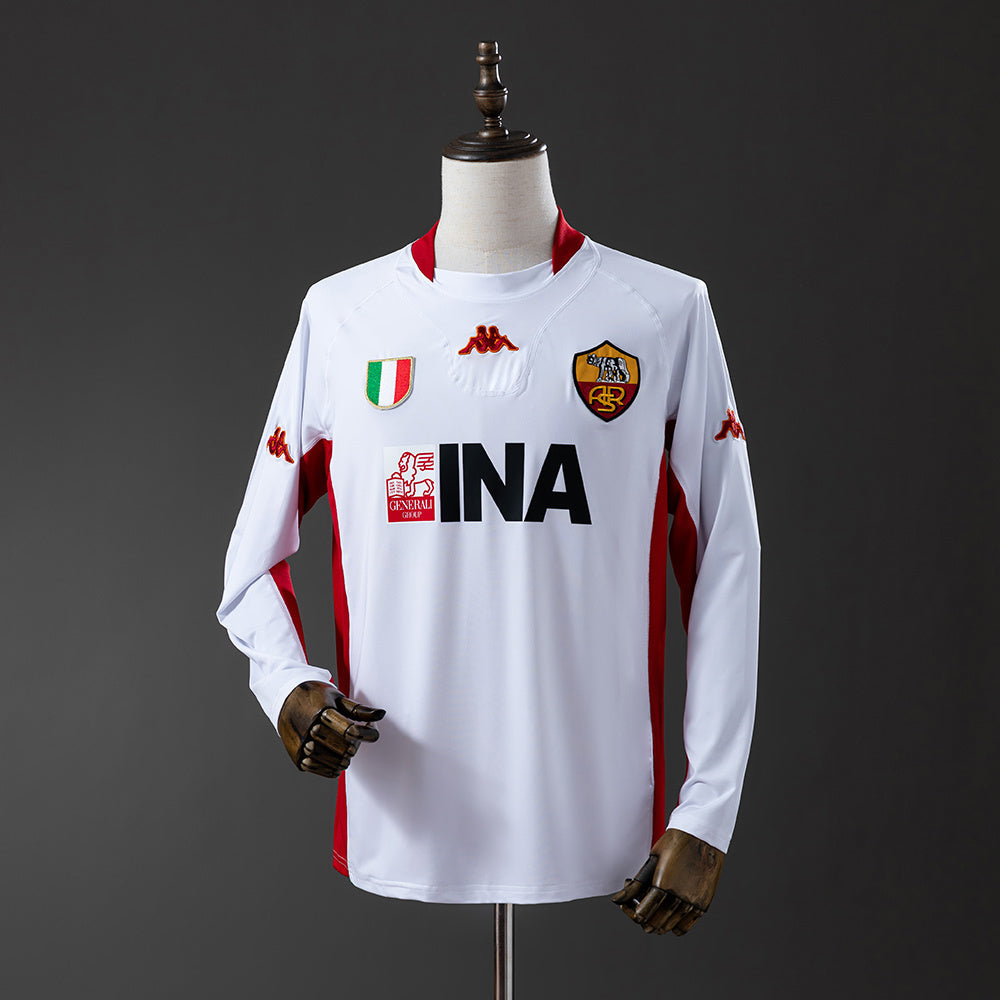 Camisola Manga Comprida AS Roma 2001-02 Alternativa