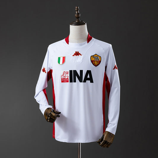 Camisola Manga Comprida AS Roma 2001-02 Alternativa