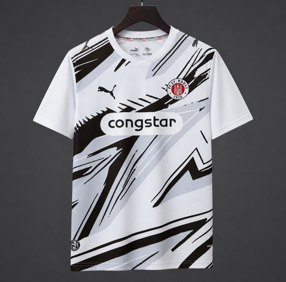 Camisola FC St. Pauli 2026-27 Alternativa Branca Versão Adepto