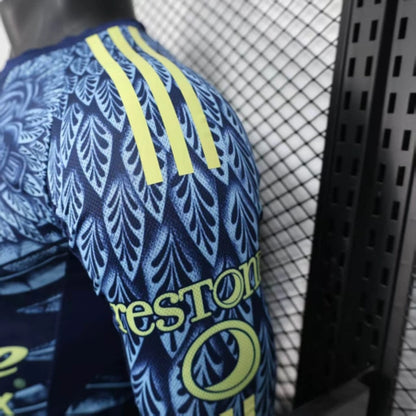 Camisola Manga Comprida CF America 2025-26 Alternativa Azul Versão Jogador
