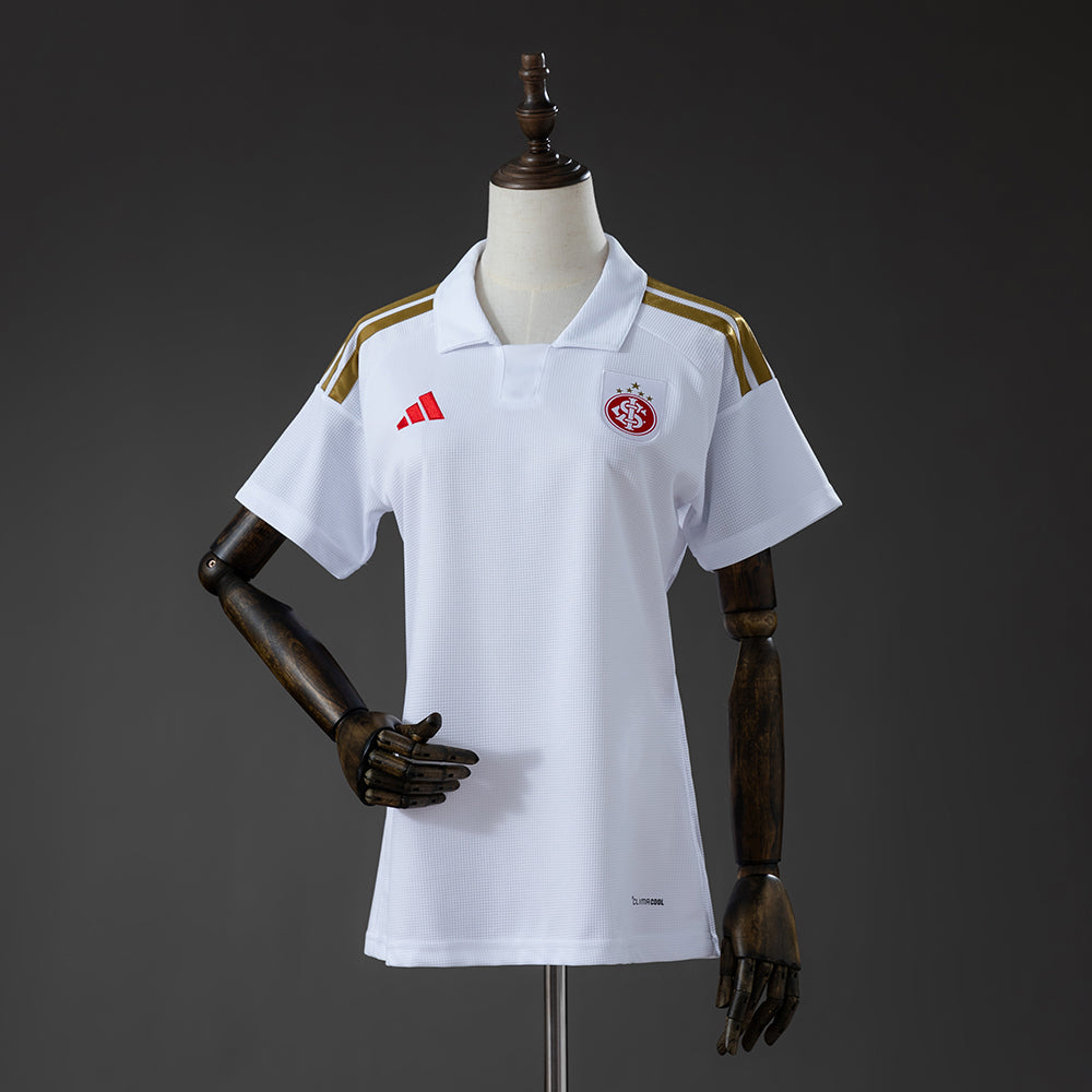 Camisola SC Internacional 2026-27 Alternativa Branca Lisa Versão Mulher