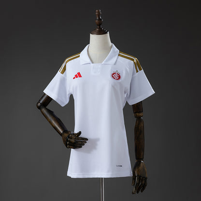 Camisola SC Internacional 2026-27 Alternativa Branca Lisa Versão Mulher
