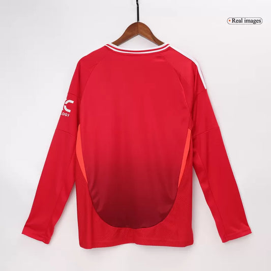 Camisola Manga Comprida M-United 2024-25 Principal Versão Adepto