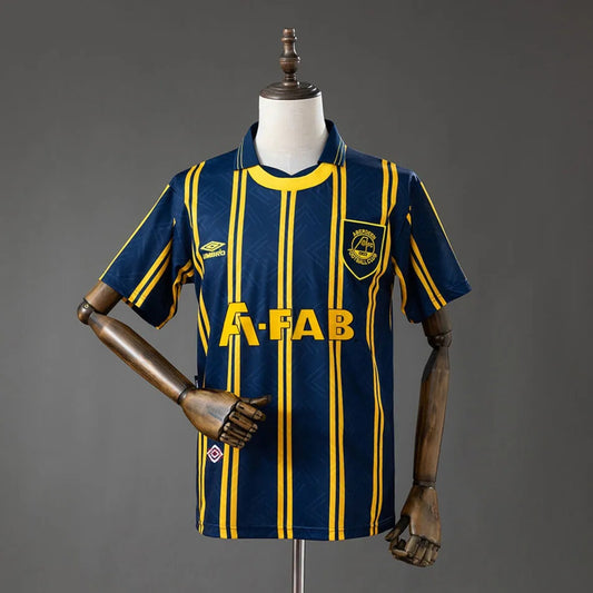 Camisola Aberdeen FC 1993-94 Alternativa Azul Versão Adepto