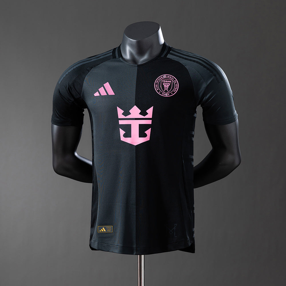 Camisola Inter Miami CF 2024-25 Alternativa Preta Versão Jogador