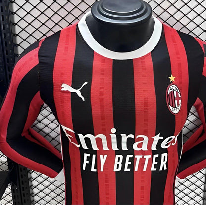 Camisola Manga Comprida Ac Milan 2024-25 Principal Versão Jogador