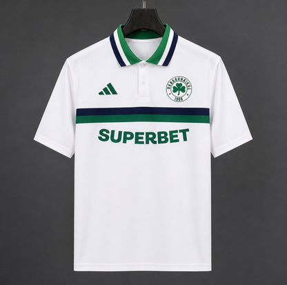 Camisola Panathinaikos AO 2026-27 Alternativa Branca Versão Adepto