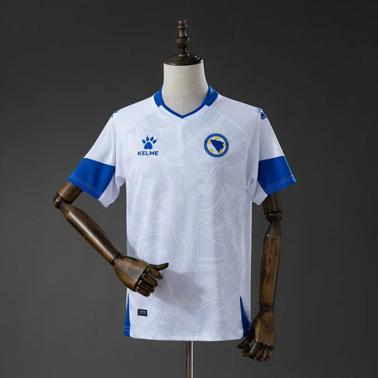 Camisola Bósnia e Herzegovina 2026 Alternativa Branca Versão Adepto