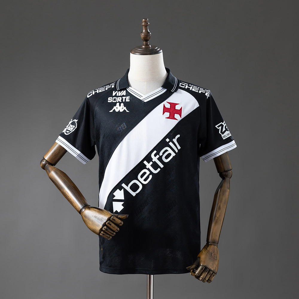 Camisola Vasco da Gama 2025-26 Principal Versão Adepto Todos Patrocinadores