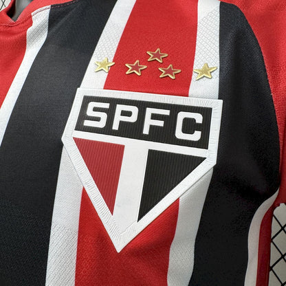 Camisola São Paulo FC 2025-26 Alternativa Riscas Versão Jogador