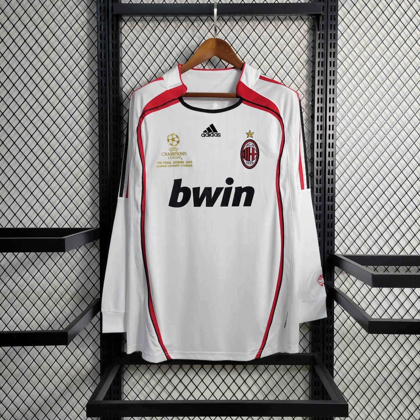Camisola Manga Comprida AC Milan 2006-07 Alternativa Final UCL