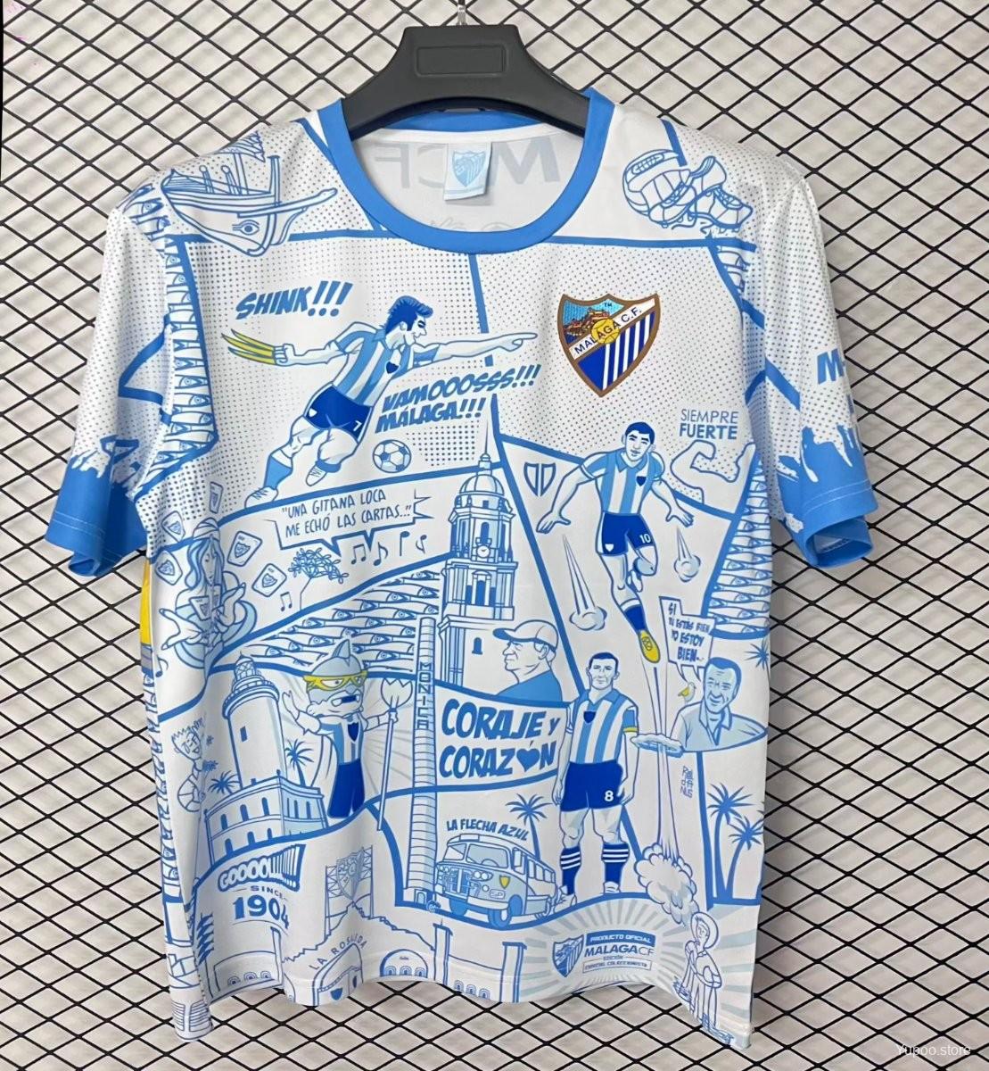Camisola Malaga CF 2025-26 Edição Especial Versão Adepto