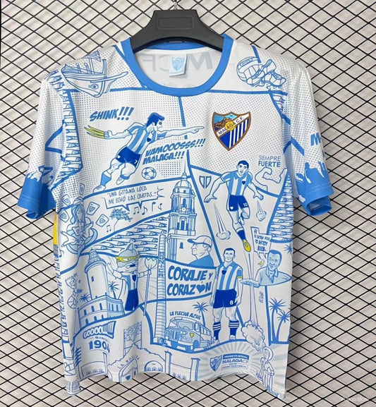 Camisola Malaga CF 2025-26 Edição Especial Versão Adepto
