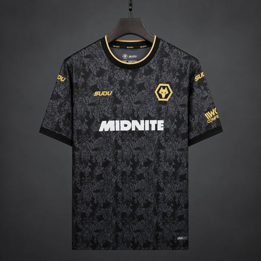 Camisola WOL 2026-27 Alternativa Preta Versão Adepto