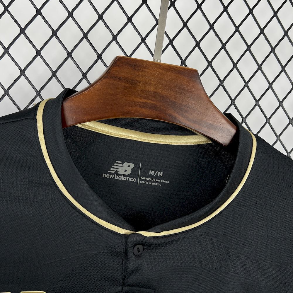 Camisola Manga Comprida São Paulo FC 2025-26 Alternativa Preta Lisa Versão Adepto