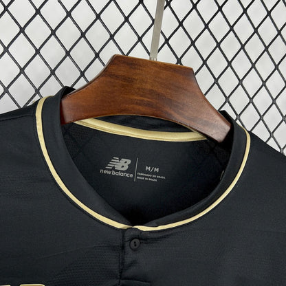 Camisola Manga Comprida São Paulo FC 2025-26 Alternativa Preta Lisa Versão Adepto