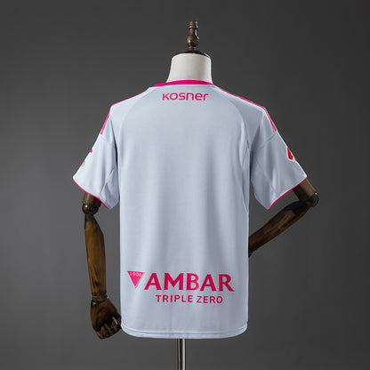 Camisola Real Saragoça 2025-26 Alternativa Rosa Versão Adepto