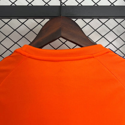 Camisola Schalke 04 2025-26 Alternativa Laranja Versão Adepto