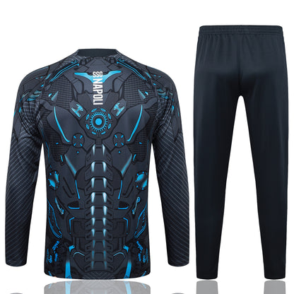Fato de Treino Napoles 2025-26 - Camisola com Fecho
