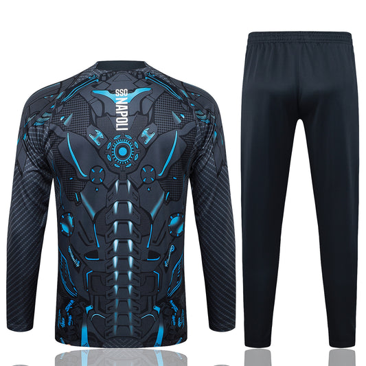 Fato de Treino Napoles 2025-26 - Camisola com Fecho