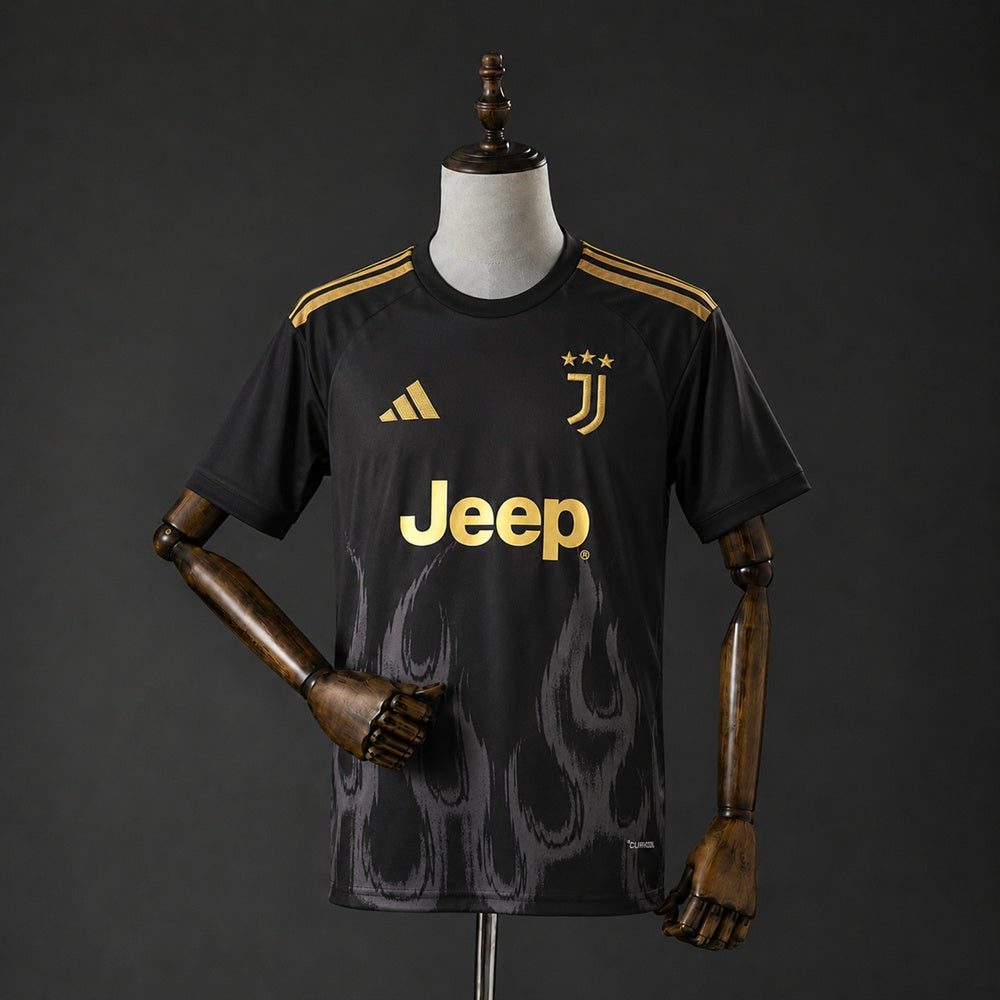 Camisola Juventus FC 2026-27 Alternativa Preta Versão Adepto