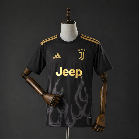 Camisola Juventus FC 2026-27 Alternativa Preta Versão Adepto