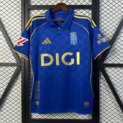 Camisola Real Oviedo 2025-26 Principal Versão Adepto