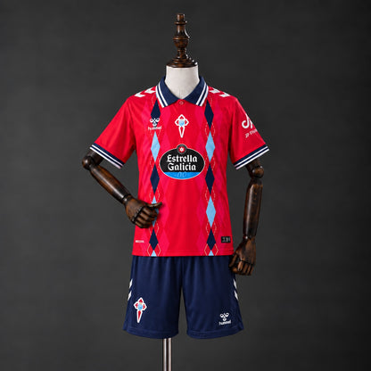Kit Criança Celta Vigo 2026-27 Alternativo Vermelho