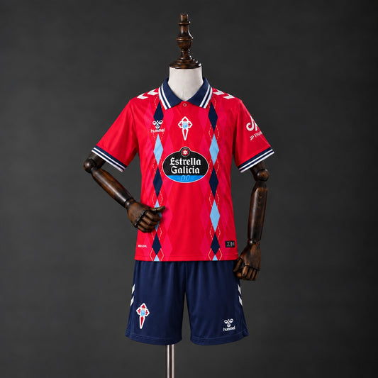 Kit Criança Celta Vigo 2026-27 Alternativo Vermelho