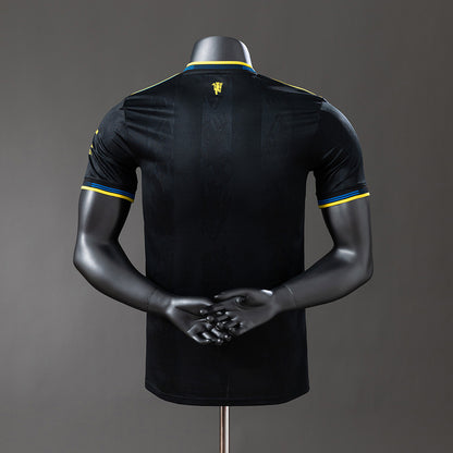 Camisola M-United 2025-26 Alternativa Preta Versão Jogador