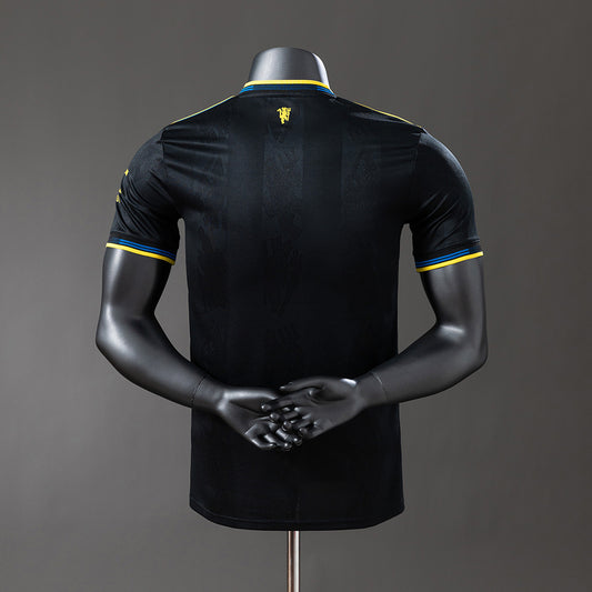 Camisola M-United 2025-26 Alternativa Preta Versão Jogador