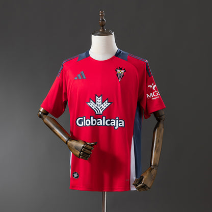 Camisola Atlético Albacete 2025-26 Alternativa Vermelha Versão Adepto