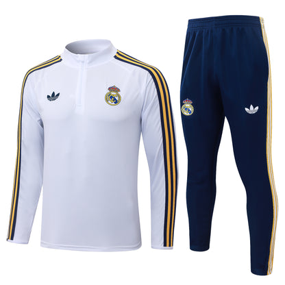 Fato de Treino Real Madrid CF 2026-27 - Camisola com Fecho