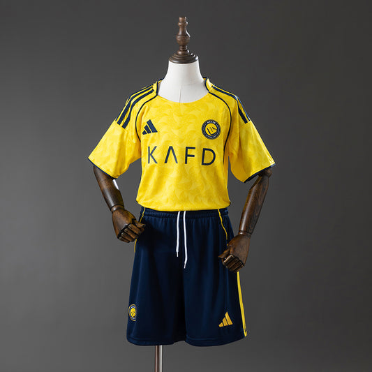 Kit Criança Al-Nassr FC 2025-26 Principal