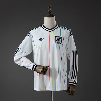 Camisola Manga Comprida Japão 2026 Alternativa Branca Versão Adepto