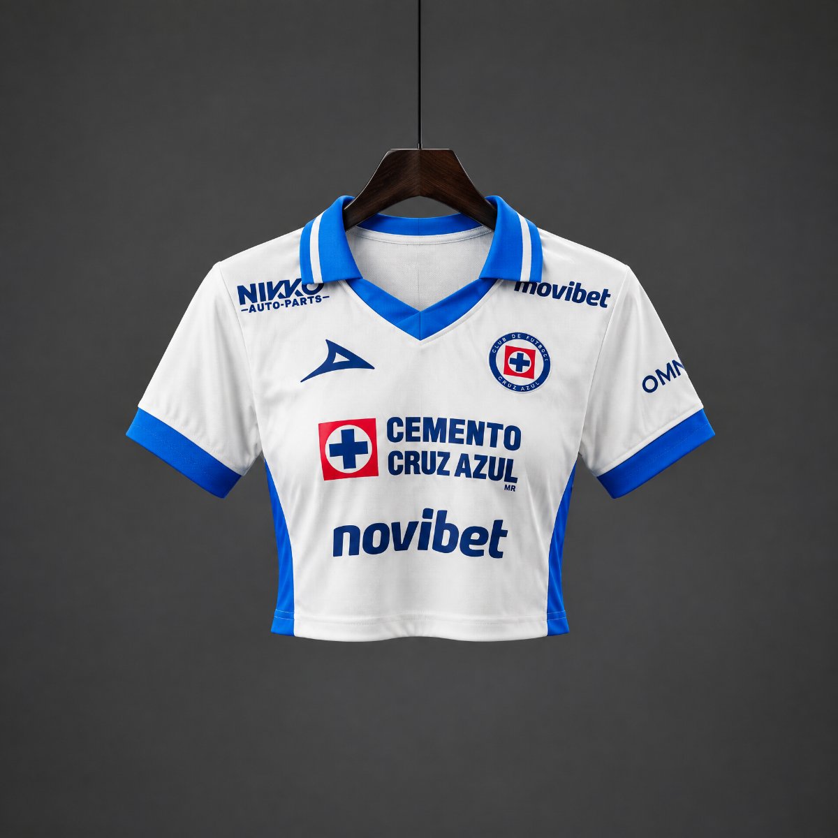 Crop Top Mulher CD Cruz Azul 2026-27 Alternativo Branco