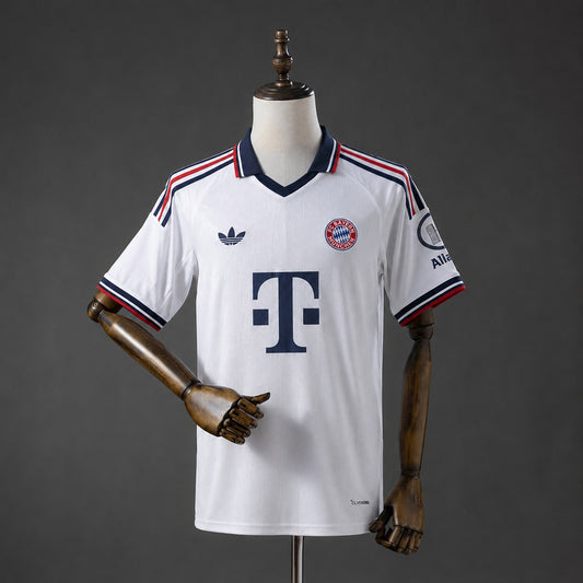 Camisola FC Bayern Munique 2026-27 Alternativa Branca Versão Adepto