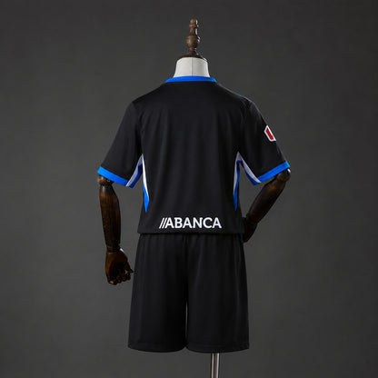 Kit Criança RC Deportivo de Corunha 2026-27 Alternativo Preto