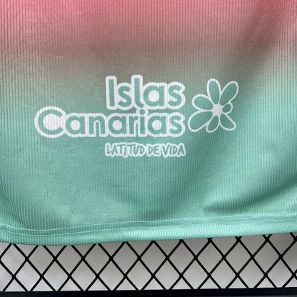 Camisola CD Tenerife 2025-26 Alternativa Rosa Versão Adepto