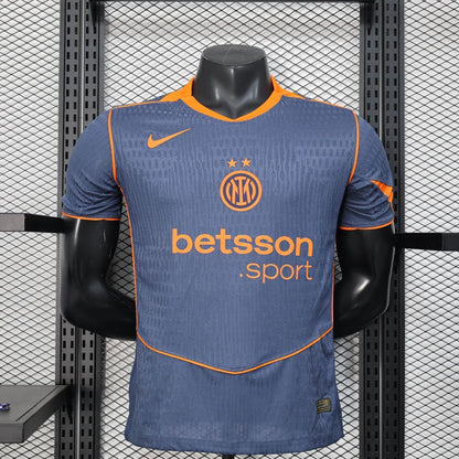 Camisola Inter Milão 2025-26 Alternativa Preta Versão Jogador