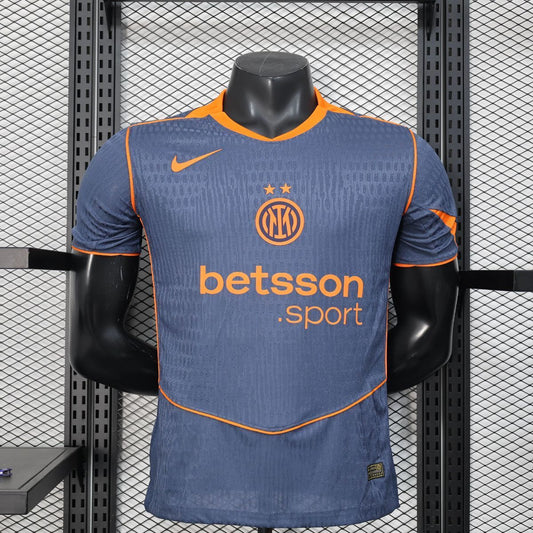 Camisola Inter Milão 2025-26 Alternativa Azul Versão Jogador