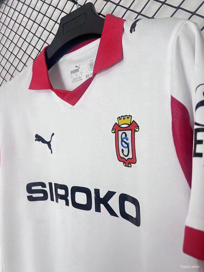 Camisola Real Sporting de Gijón 2025-26 Alternativa Branca Versão Adepto