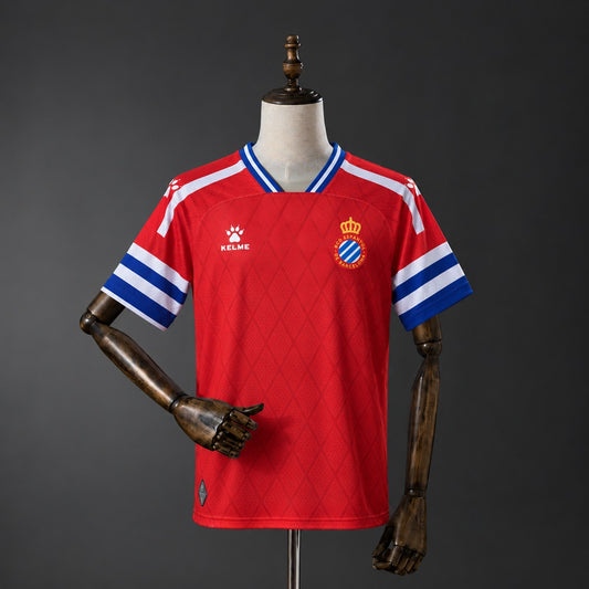 Camisola RCD Espanyol 2026-27 Alternativa Vermelha Versão Adepto